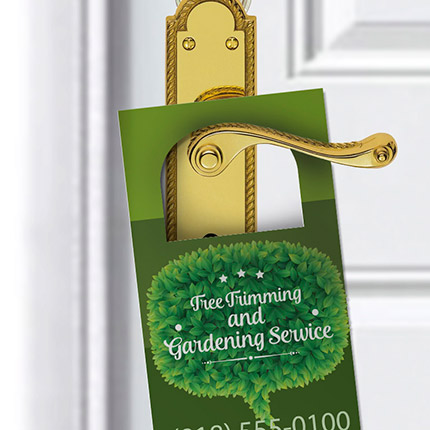 14PT Uncoated Door Hangers