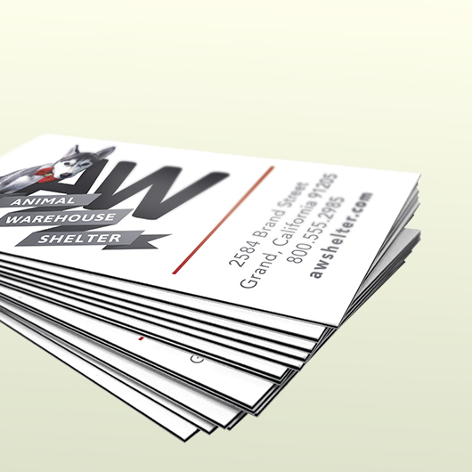 Layered Business Cards