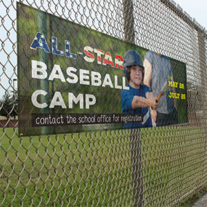 Custom Printed Fence Mesh