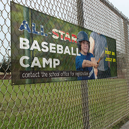 Custom Printed Fence Mesh
