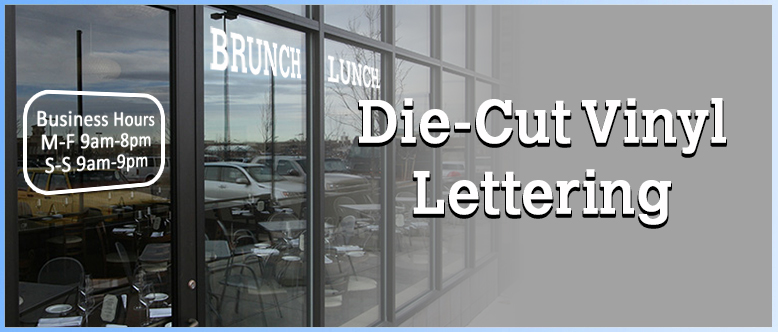 Die-Cut Vinyl Lettering