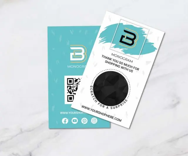 Scratch-Off business Card Printing