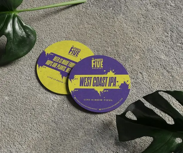 Custom Beer Coasters