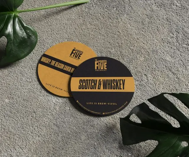 Custom Beer Coasters