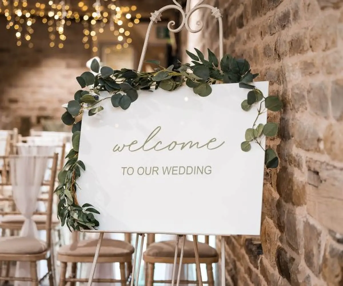 Wedding Sign Welcome