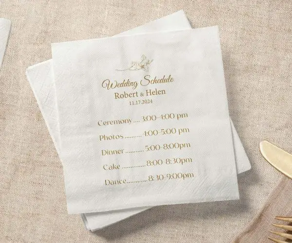 Custom Napkins with Logo